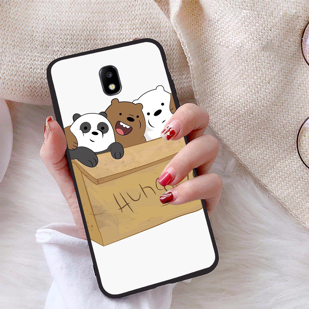Ốp lưng dành cho Samsung Galaxy J5 Pro viền dẻo TPU bộ sưu tập Chúng ta là gấu - Hàng chính hãng