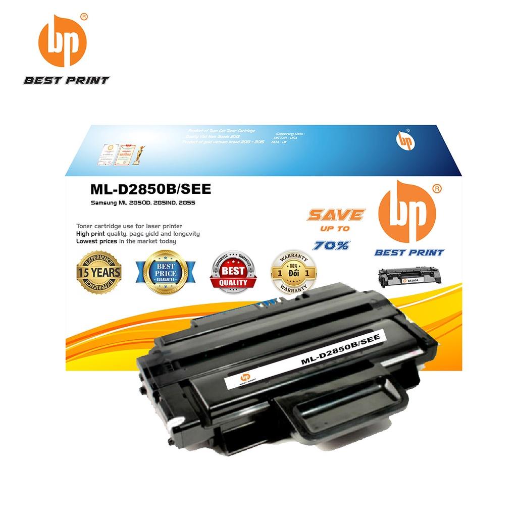 Hộp mực in BEST PRINT ML-D2850B/SEE dùng cho máy in Samsung ML 2850D, 2851ND, 2856 - HÀNG CHÍNH HÃNG