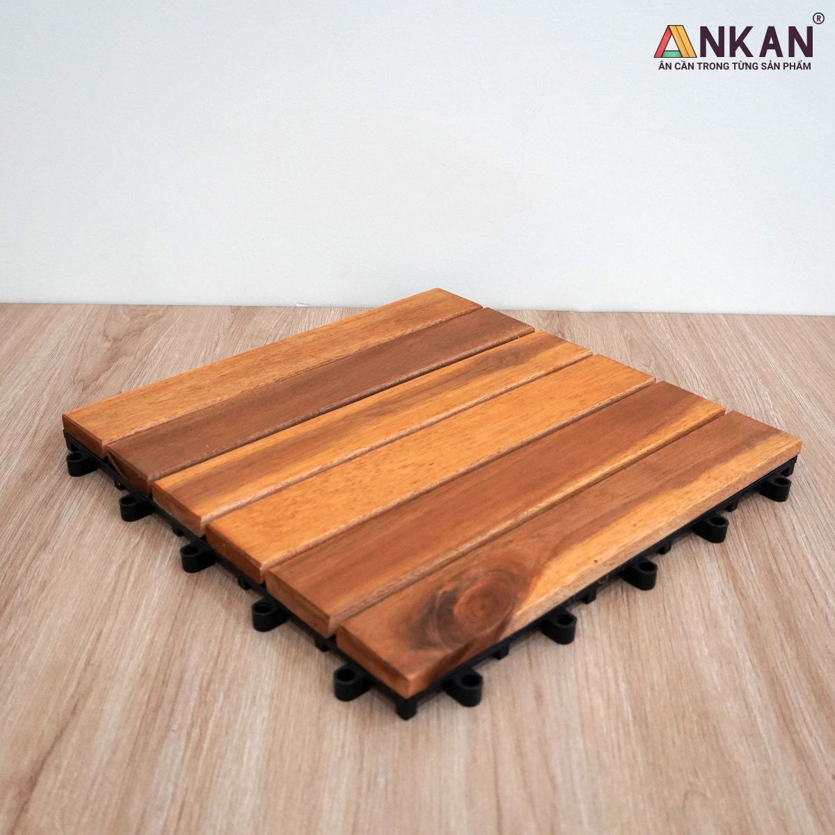 Vỉ Gỗ Lót Sàn ANKAN (10 LỰA CHỌN), Dùng Lót Ban Công, Sân Thượng, Sân Vườn, Siêu Bền, Dễ Lắp Đặt