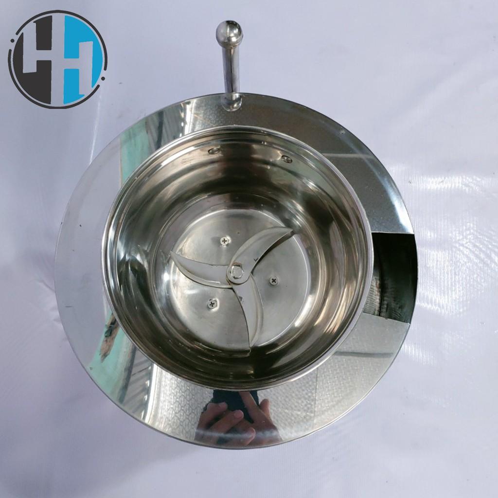 Máy xay giò chả gia đình có bao đá khung A INOX công suất 1.1 KW