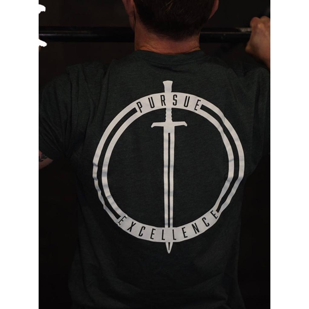 Áo thun Warfighter Pursue_chiến thuật - xám, xám