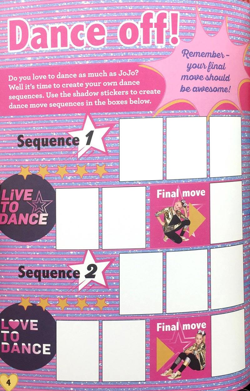 Jojo Siwa Sticker Book