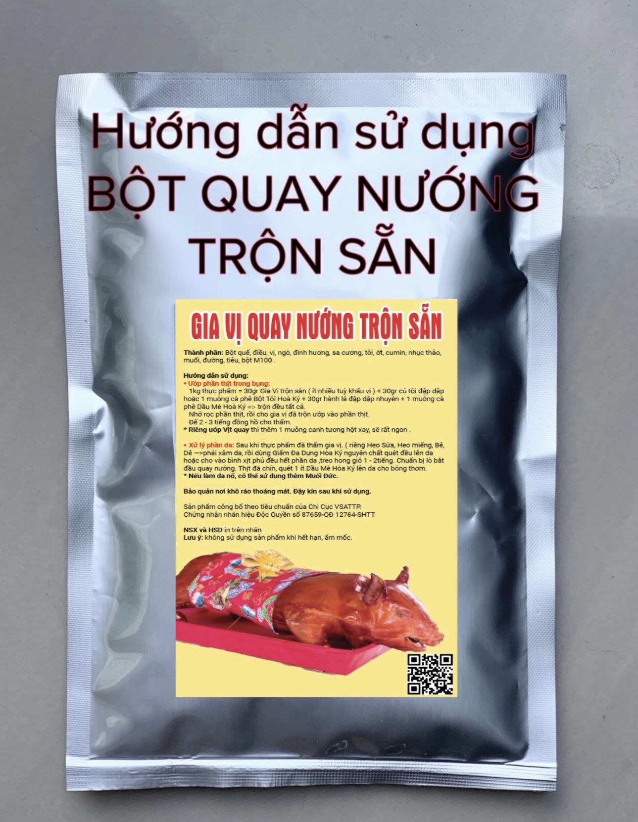 BỘT QUAY HEO trộn sẵn Hoà Ký 500gr