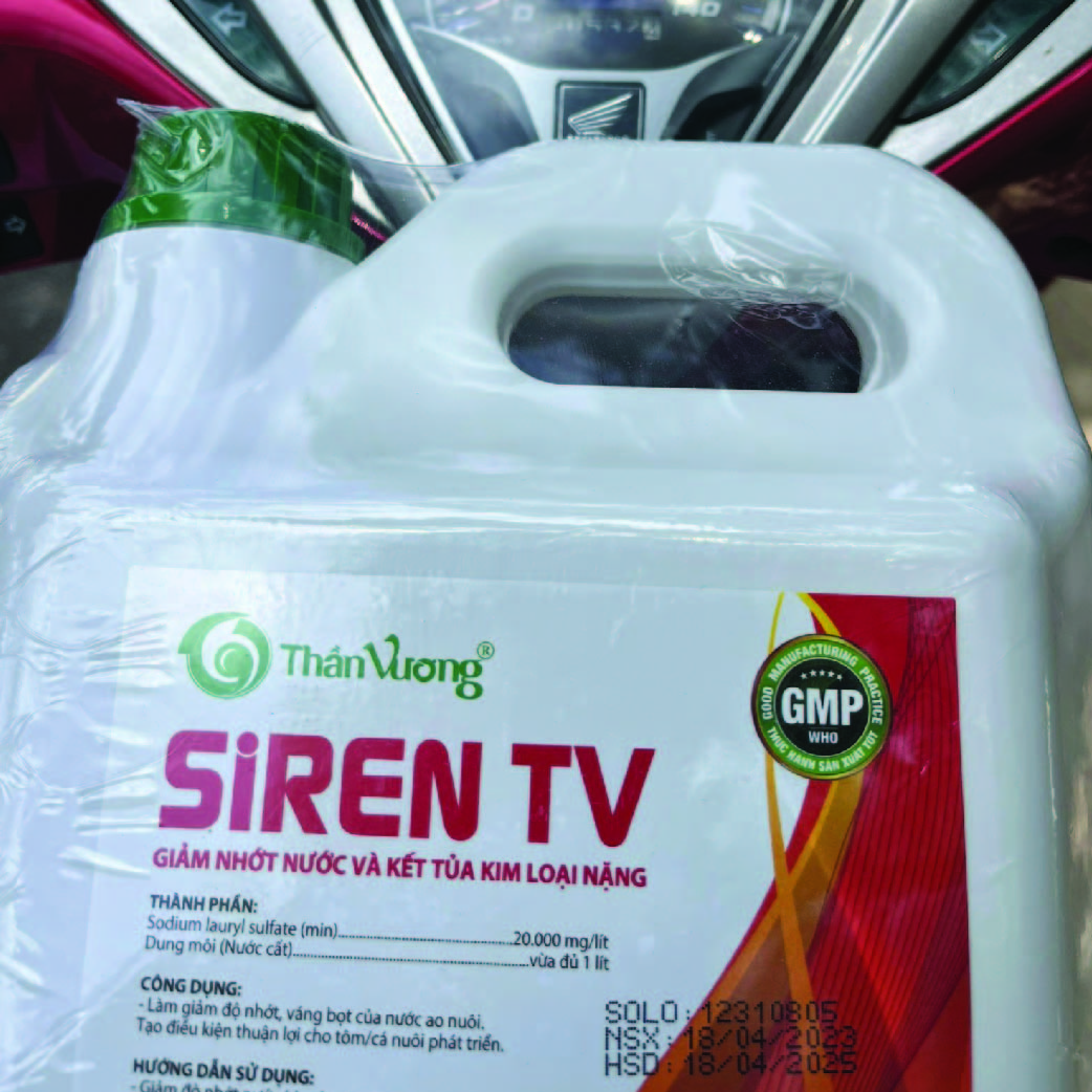 Giảm nhớt nước ao tôm SIREN TV