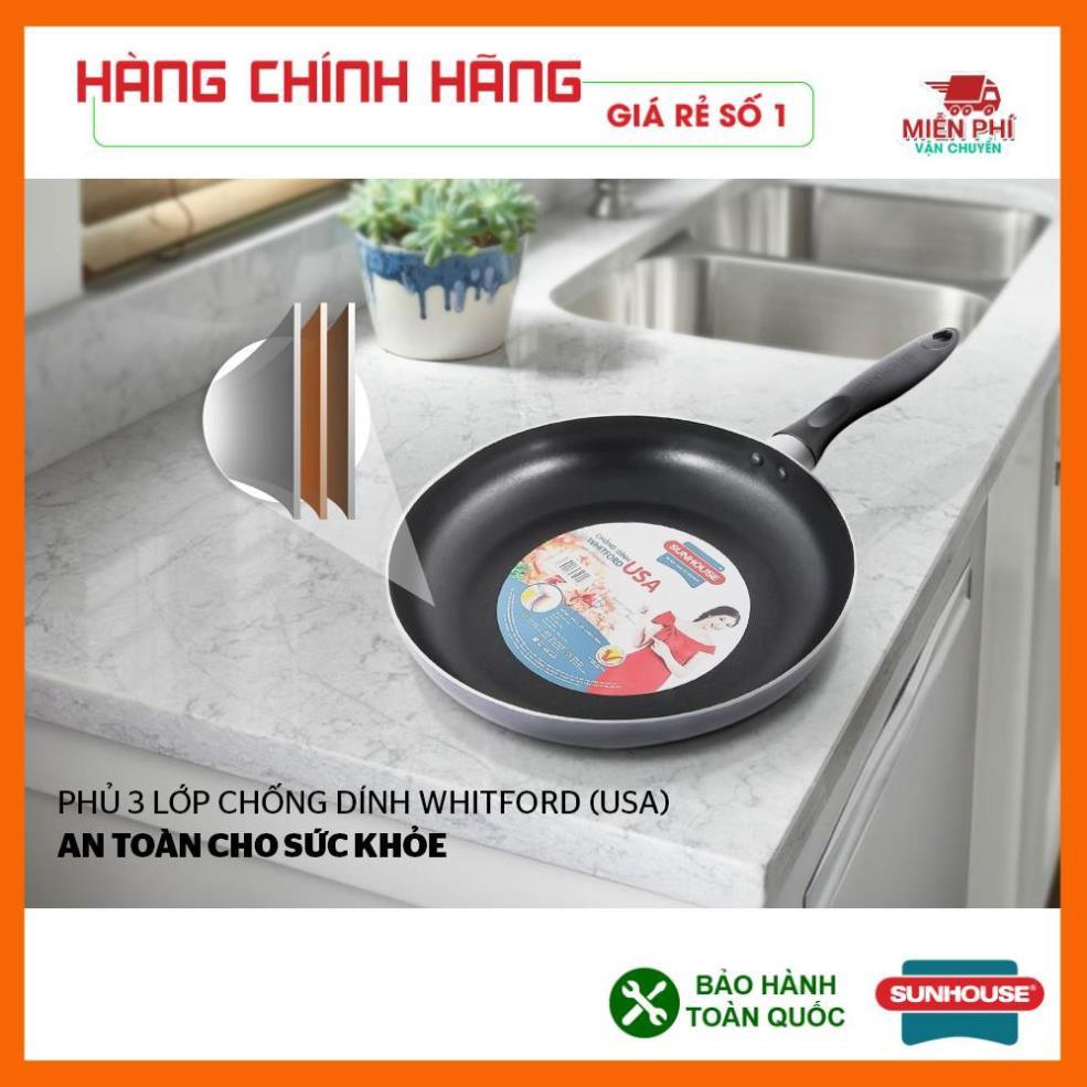 Chảo chống dính Sunhouse, chảo trơn Sunhouse CT18, CT20, CT24, CT26, CT28, CT30