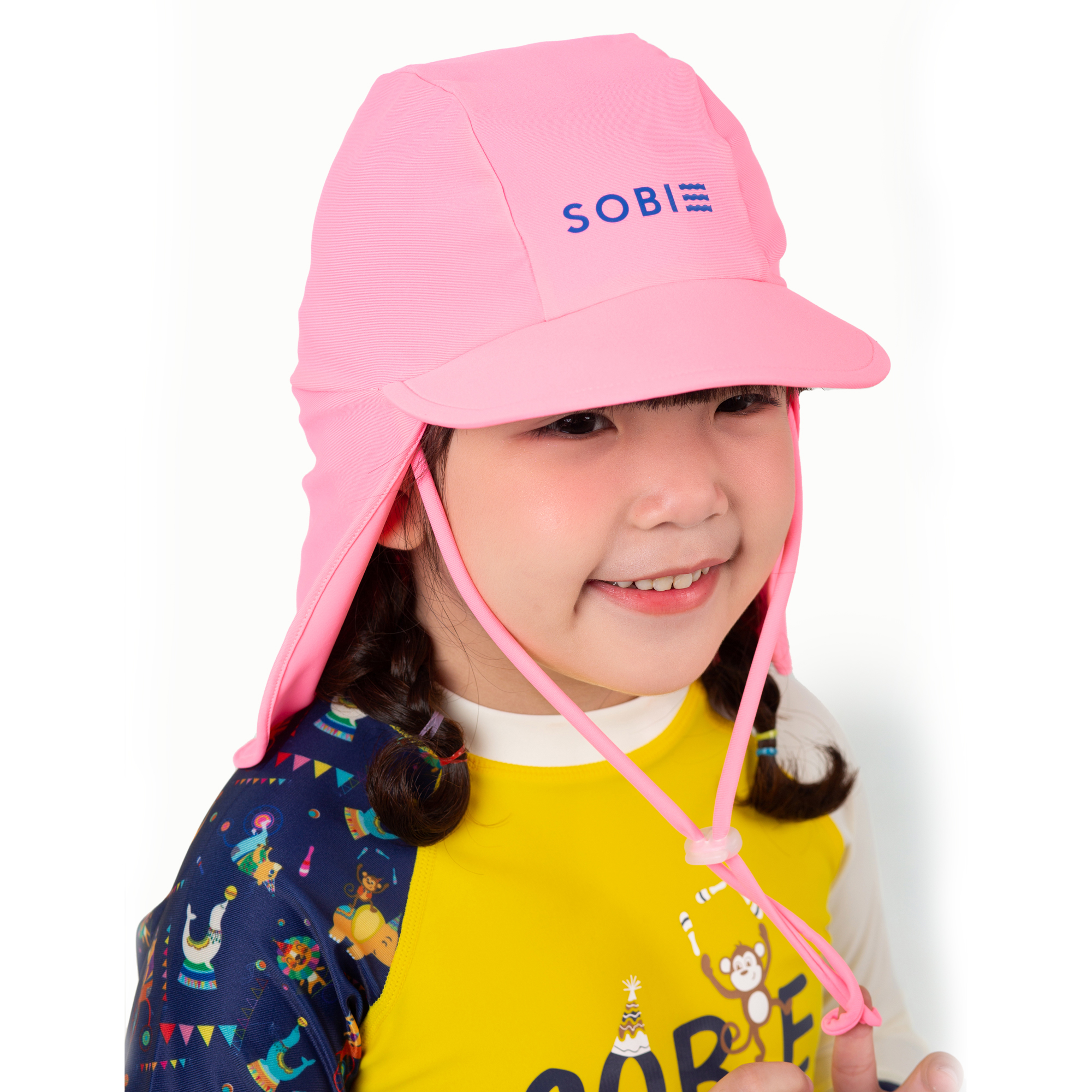 Nón chống nắng trẻ em Pink Girl SOBIE