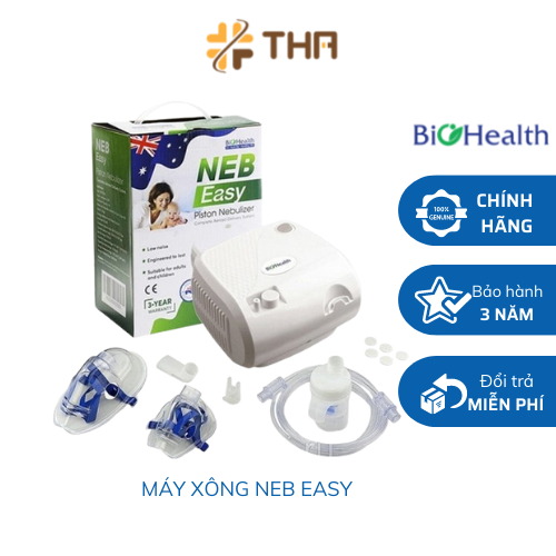 MÁY XÔNG KHÍ DUNG - XÔNG MŨI HỌNG Biohealth NEB EASY -thương hiệu Úc