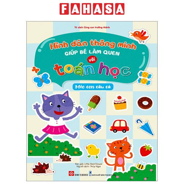 Hình Dán Thông Minh Giúp Bé Làm Quen Với Toán Học - Mèo Con Câu Cá