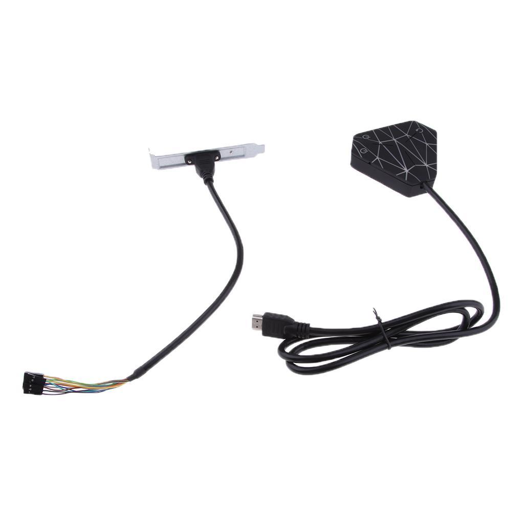 Desktop Computer  /off Reset Button/Dual USB Port