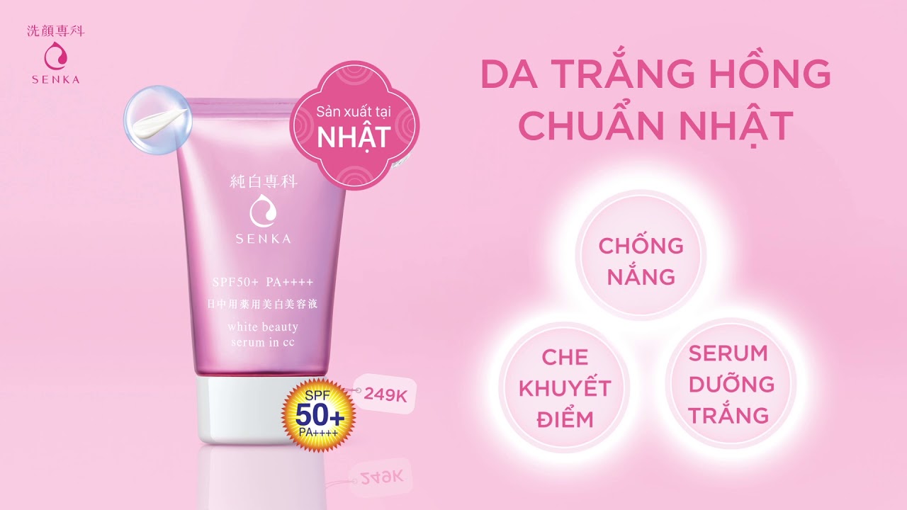 Tinh Chất Chống Nắng 3 trong 1 Senka Nhật 40g