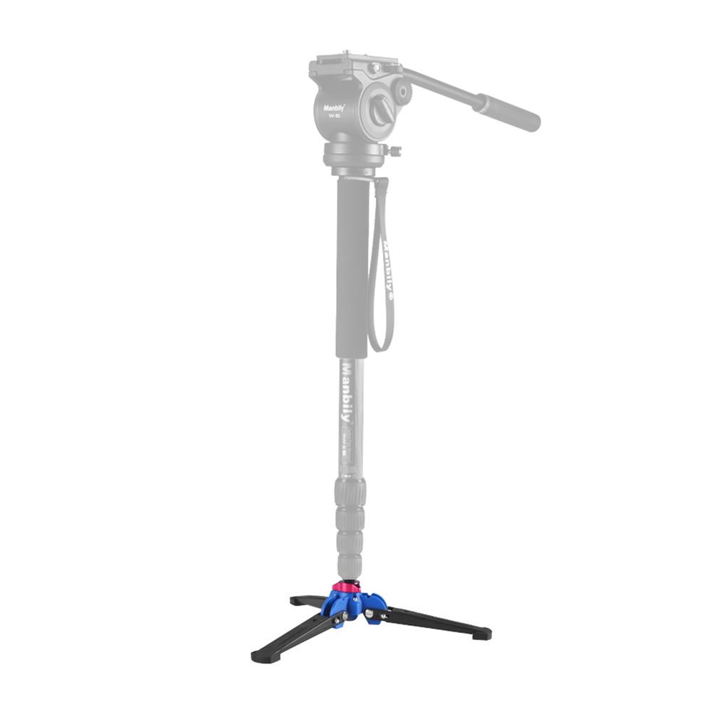 Three Leg DSLR Camera Photography Mini Tripod Monopod Unipod Base Stand Holder Support with 3/8" Screw for Tripod Fluid