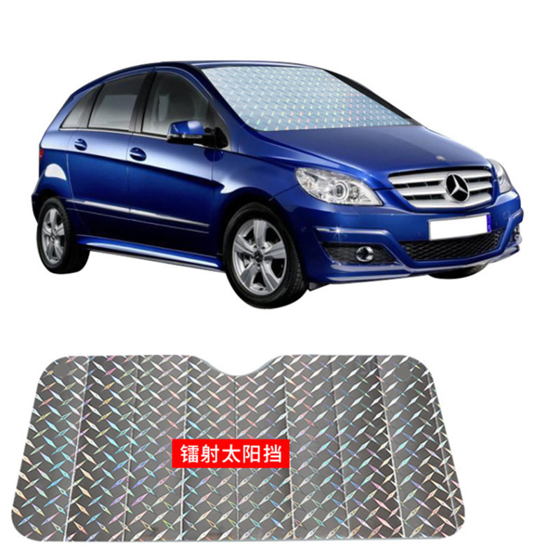 Tấm che nắng bên trong kính lái xe hơi oto có phản quang 140x70cm