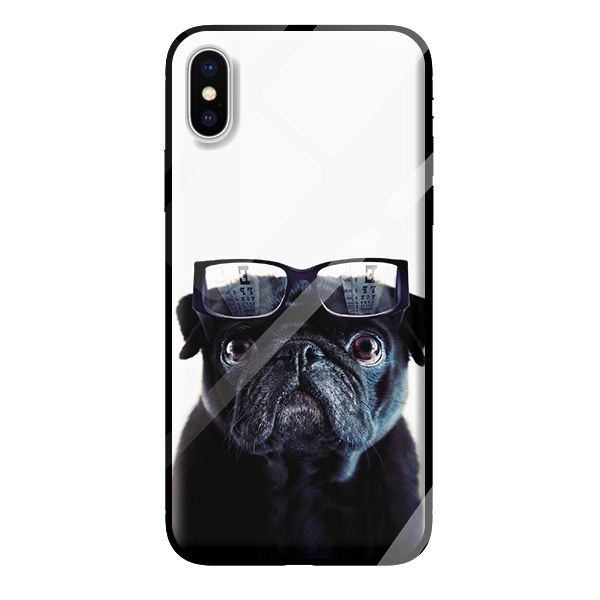 Ốp kính cường lực cho iPhone X chó 24 - Hàng chính hãng