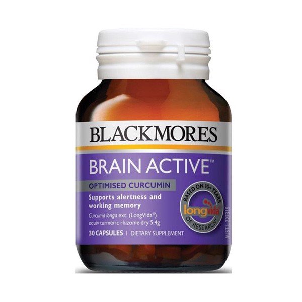 Viên uống bổ não tăng cường trí nhớ Brain Active Blackmores 30 Viên