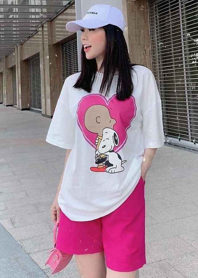 Sét Đồ Bộ Cotton Lạnh Co Giãn 4 Chiều In Trái Tim 3D