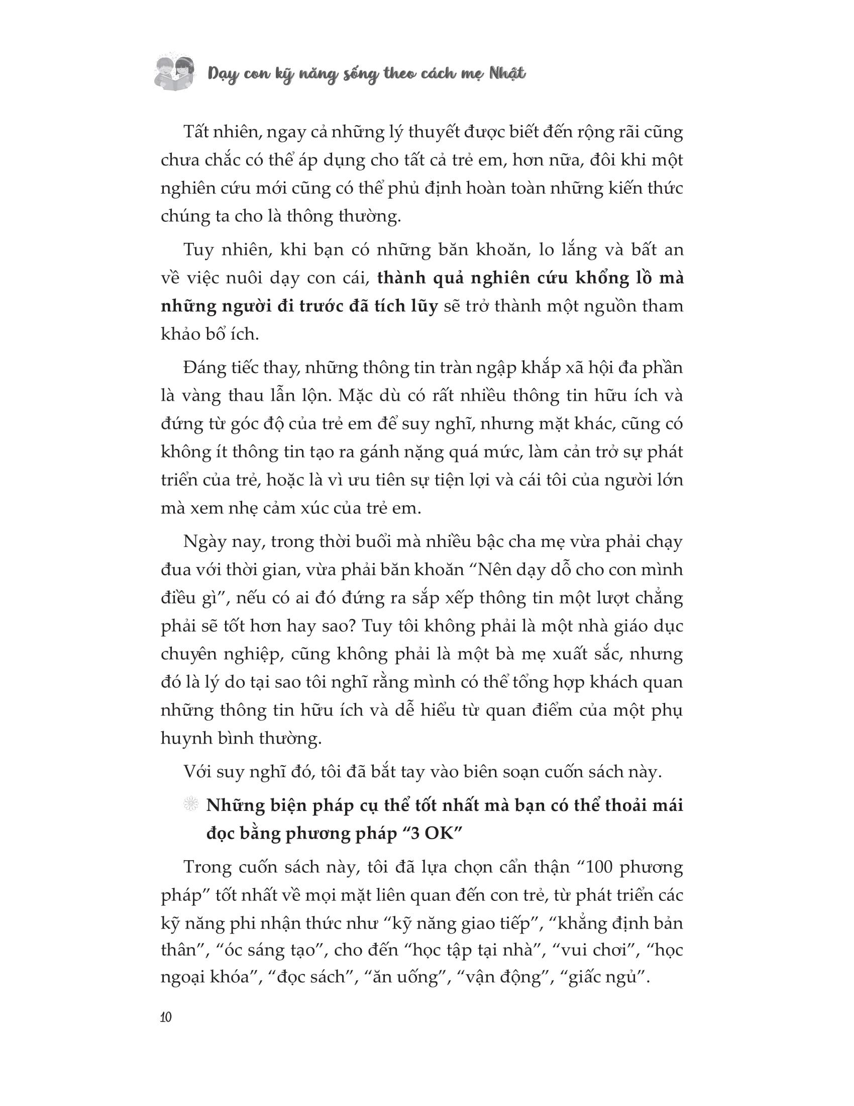 Dạy Con Kỹ Năng Sống Theo Cách Mẹ Nhật