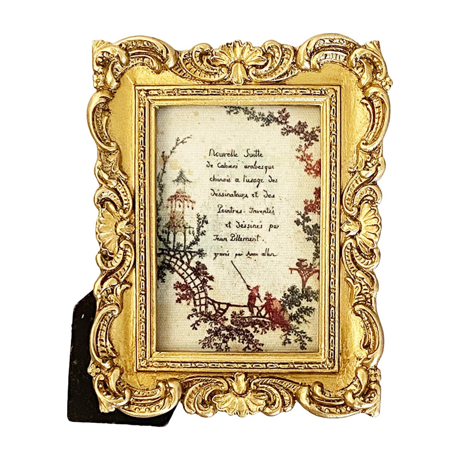 Antique Photo Frame Embossed Vintage Picture Frame for Home Decor ...