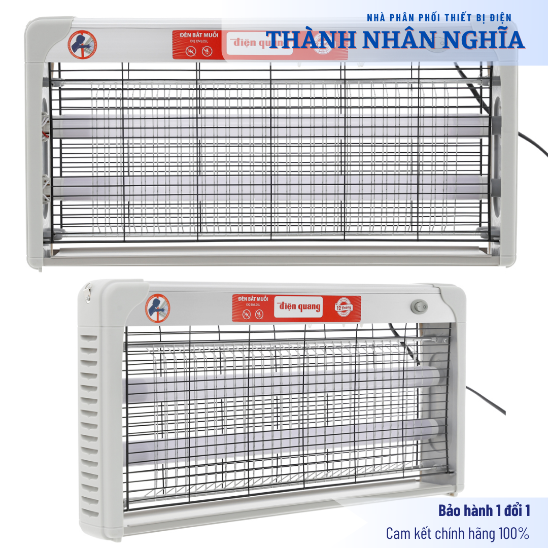 Đèn bắt muỗi Điện Quang ĐQ EML05L (485x65x250mm) - Công suất 5w, Phạm vi sử dụng 40m2