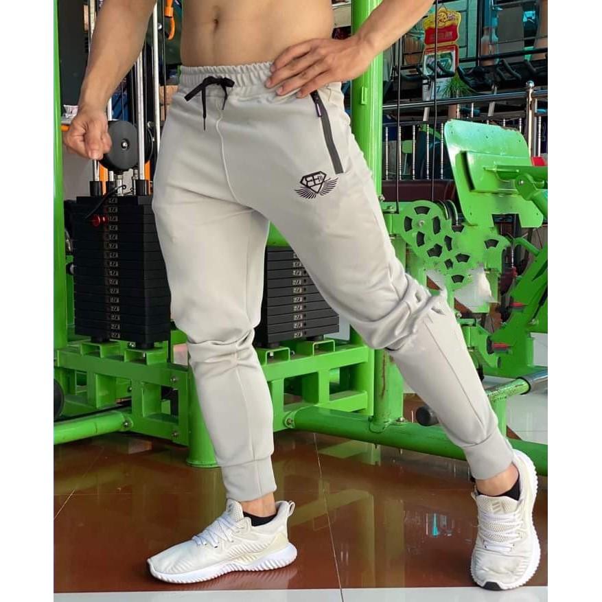 Quần dài tập gym nam Engineer logo thêu sắt nét