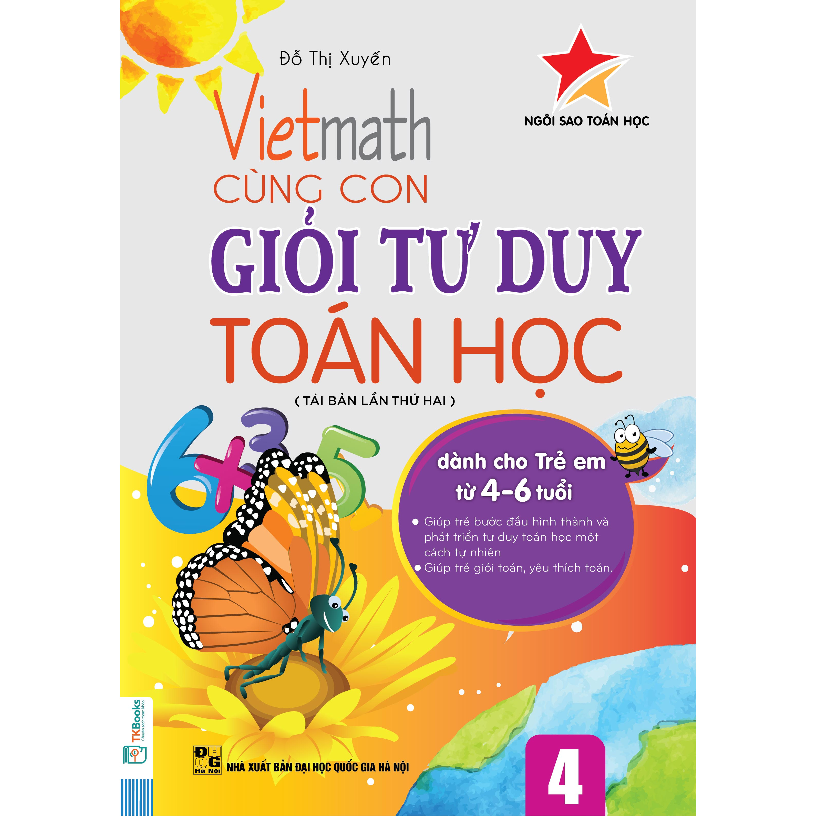 Vietmath - Cùng Con Giỏi Tư Duy Toán Học - Tập 4