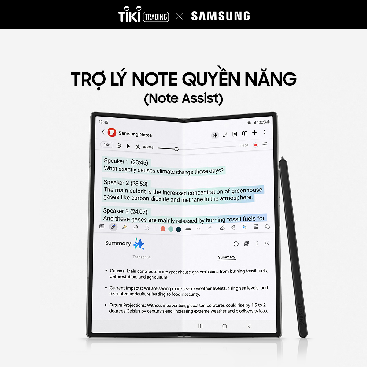 Điện thoại Samsung Galaxy Z Fold6, 256GB, điện thoại AI, màn hình cực đại 7.6&quot;, mỏng nhẹ nhất - Hàng chính hãng