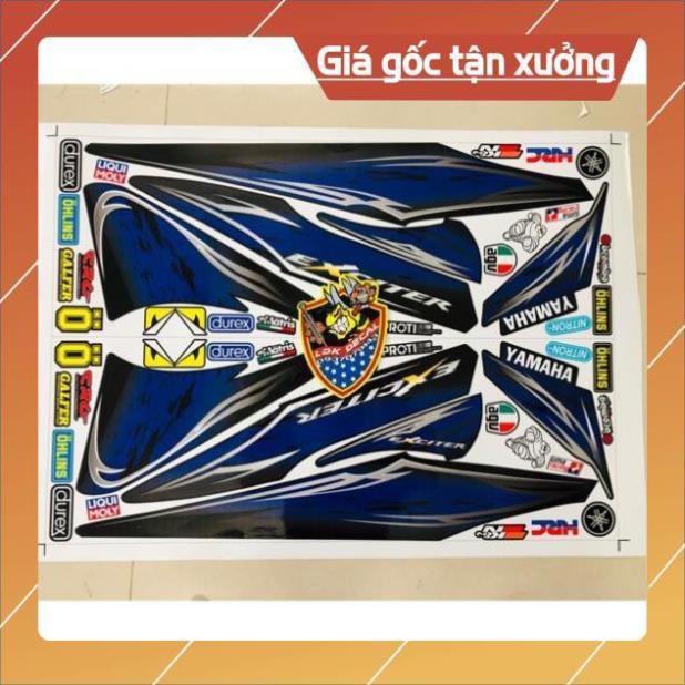Tem rời ex 2006 xanh gp đen 3 lớp