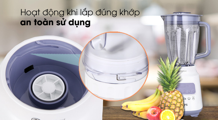 Máy xay sinh tố Philips HR2221/00 - Hàng Chính Hãng