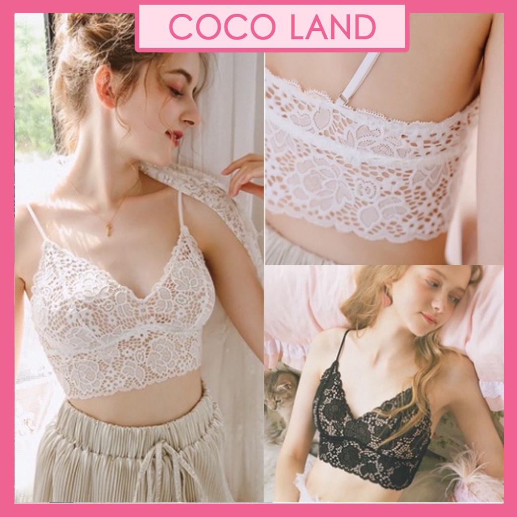Áo Bra Ren Quây Hai Dây Sexy sexy nóng bỏng Cho cô gái 992 coco land giá rẻ hàng đẹp deal sốc