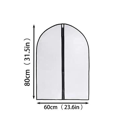 Vỏ bọc quần áo, 10 gói Vỏ bọc chống bụi trong suốt, Túi đựng quần áo