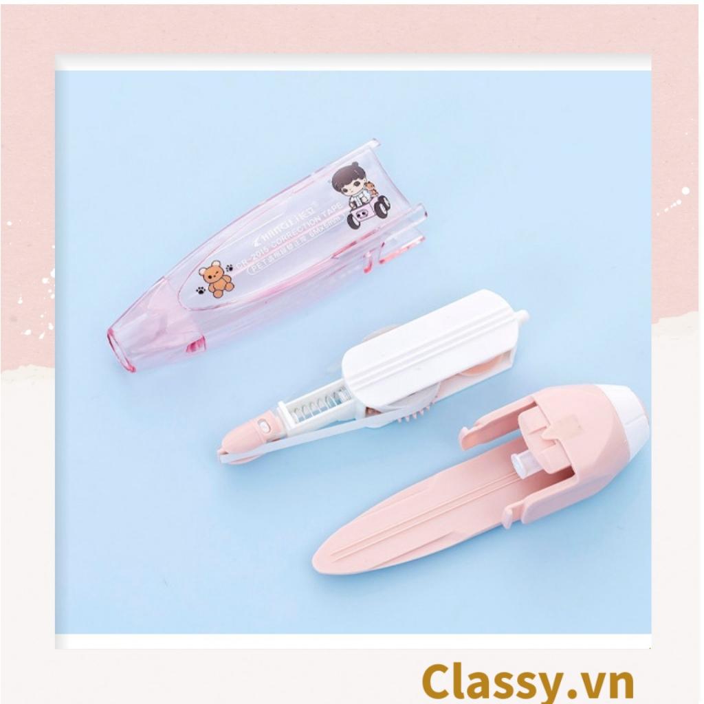 Bút xóa kéo tiện lợi  Classy nhỏ gọn dễ mang theo khi đi học đi làm màu pastel xinh xinh PK1205