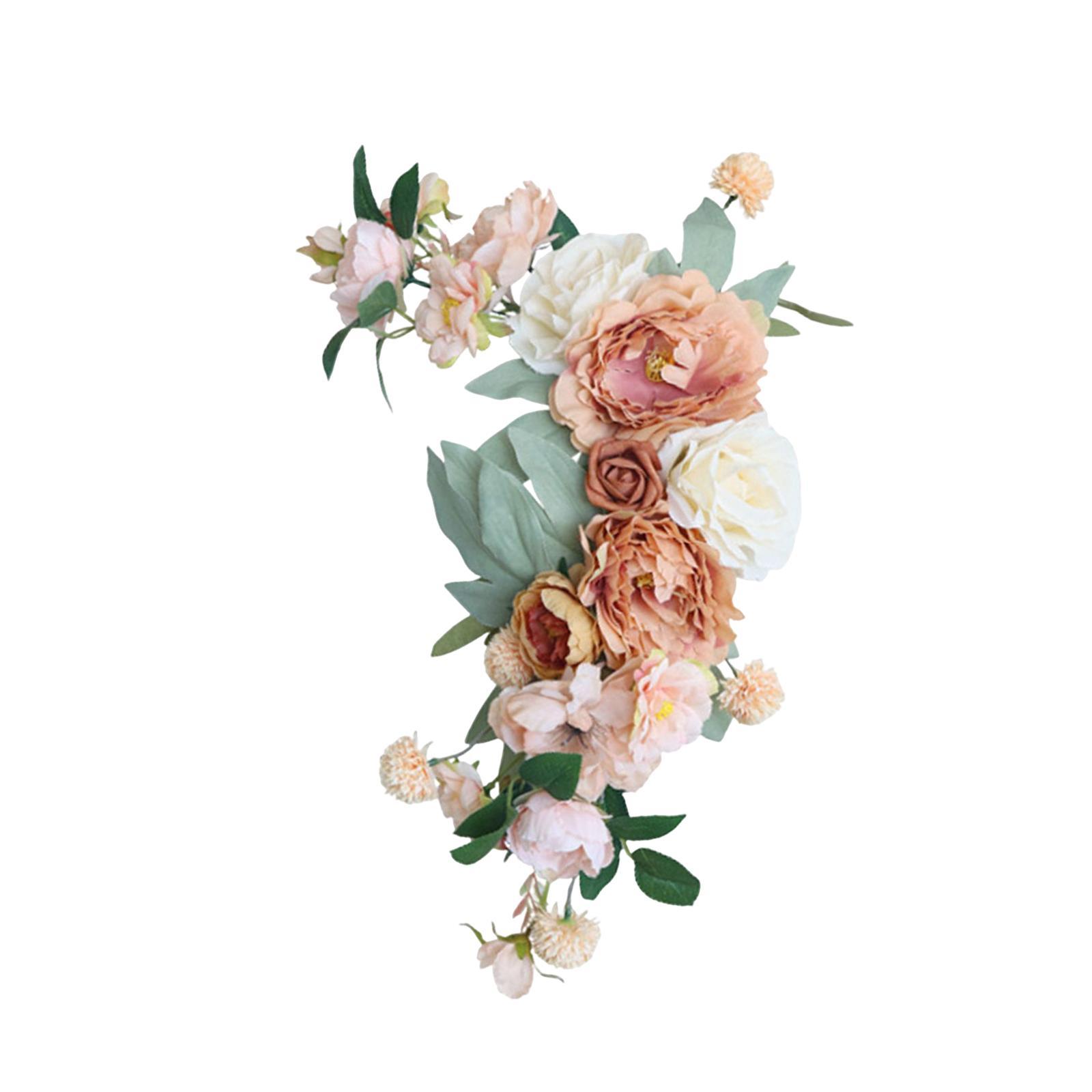 Wedding Decoration Arch Flower Artificial Floral Swag Hanging DIY Wedding Arch Flower Swag for Backdrop Scene Layout Photography Props Home