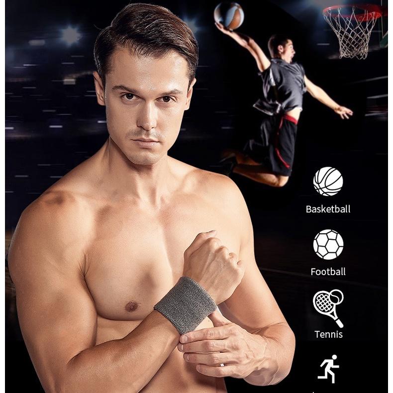 Băng Mồ Hôi Tay, Băng Cổ Tay, Bảo Vệ Cổ Tay Chơi Thể Thao, Tập Gym, Tennis, Cầu Lông