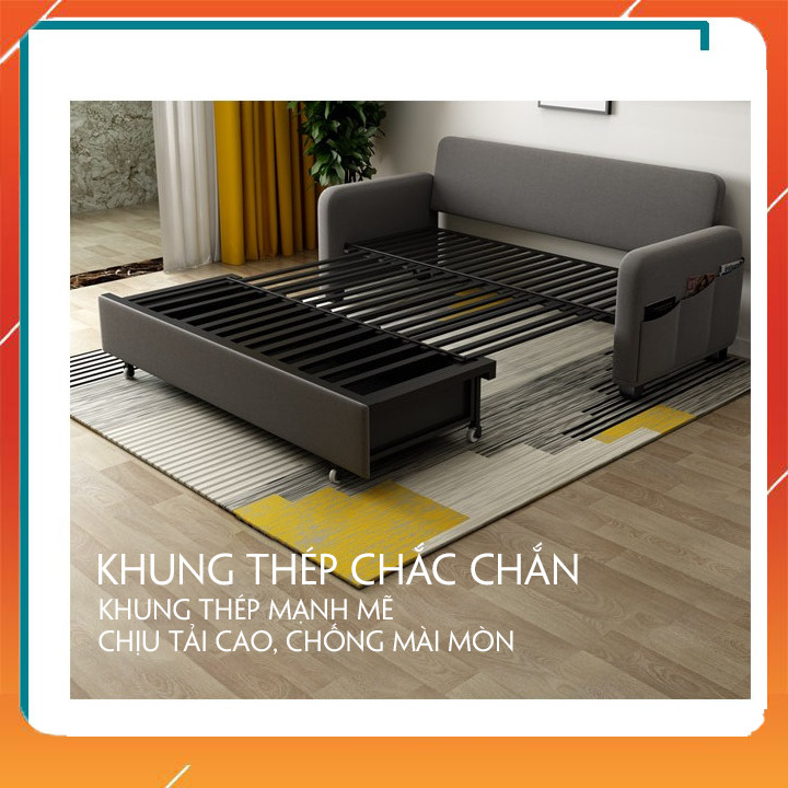 Giường Sofa Thông Minh Cao Cấp, Giường Sofa Gấp Gọn Thành Ghế , Sofa Beat ( Tặng Kèm 2 Gối Cao Cấp) Giường Sofa Cao Cấp, Giường Sofa Beat Thông Minh, Giường Sofa Đa Chức Năng( Giao Màu Ngẫu Nhiên)