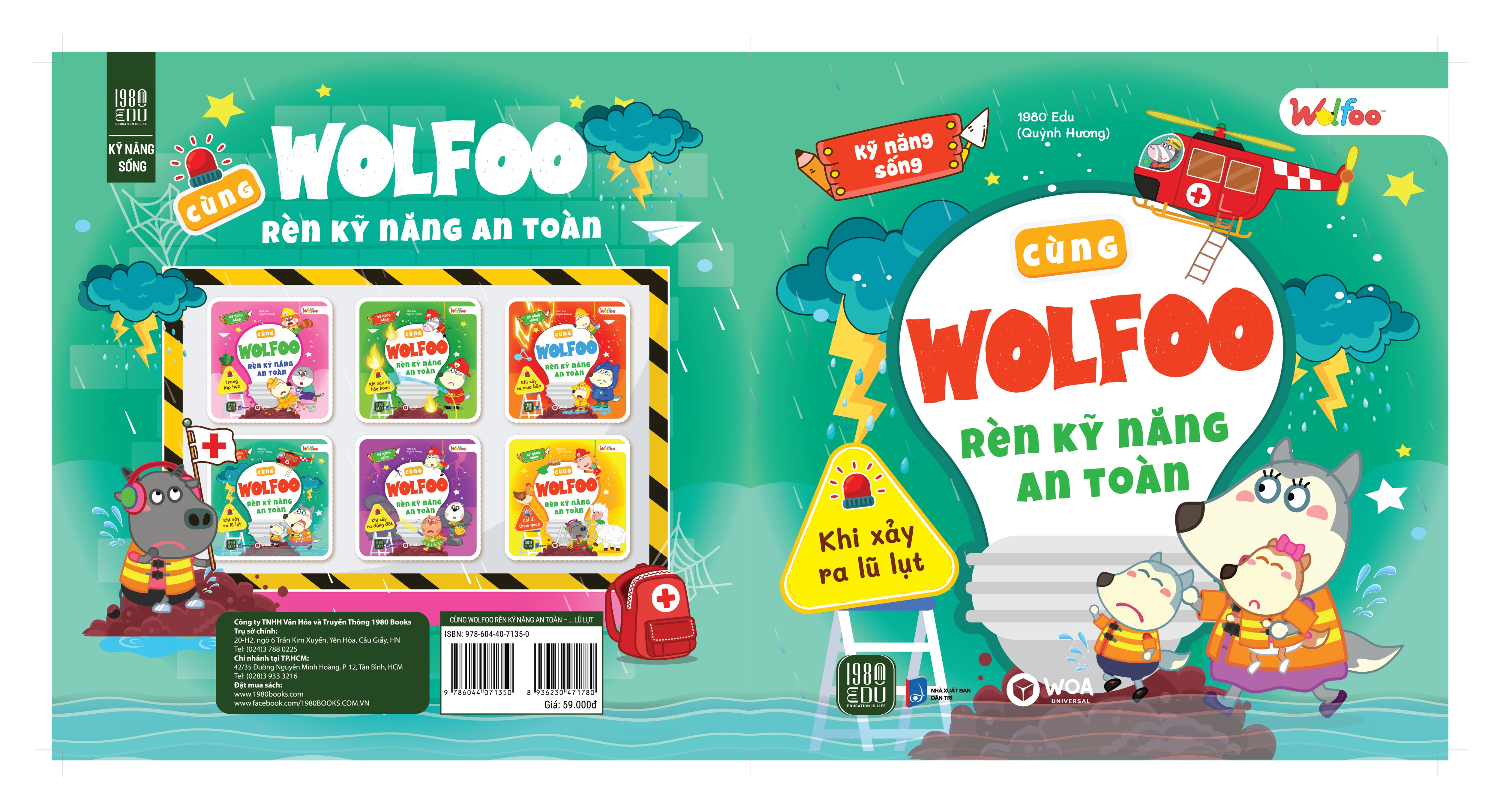 Cùng Wolfoo Rèn Kỹ Năng An Toàn Khi Xảy Ra Lũ Lụt