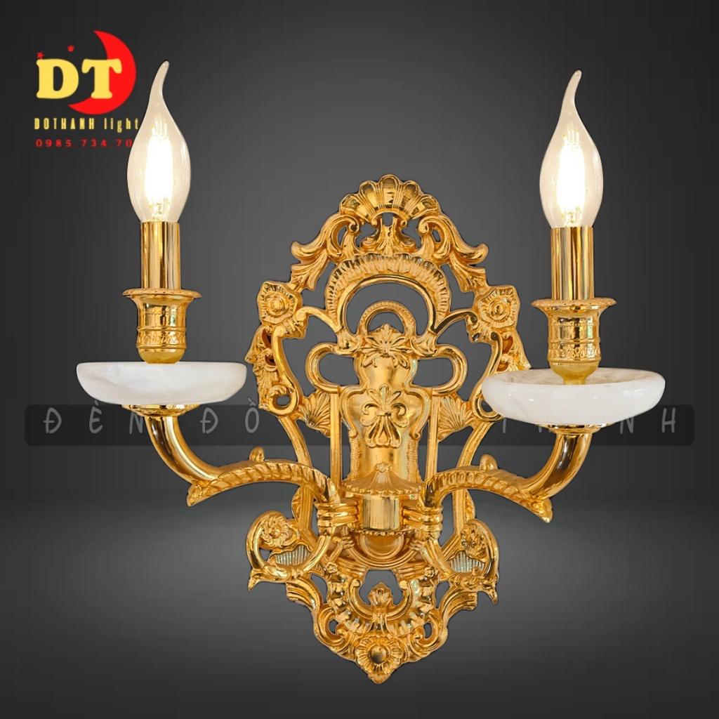 Đèn tường đồng nến phong cách bắc âu hiện đại HTLQ DTD