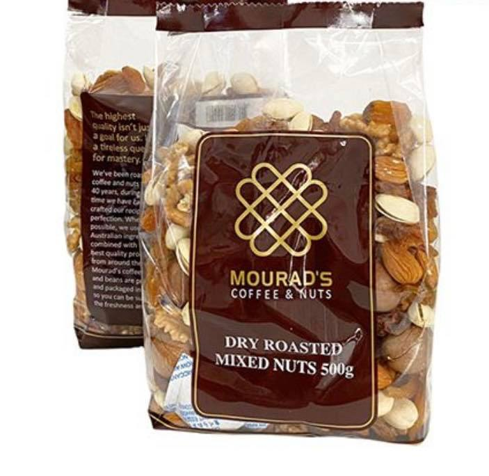 Hạt tổng hợp Mourad's Coffee &amp; Nuts Mix 500g(Hạnh nhân, hạt dẻ, hạt bí,...)