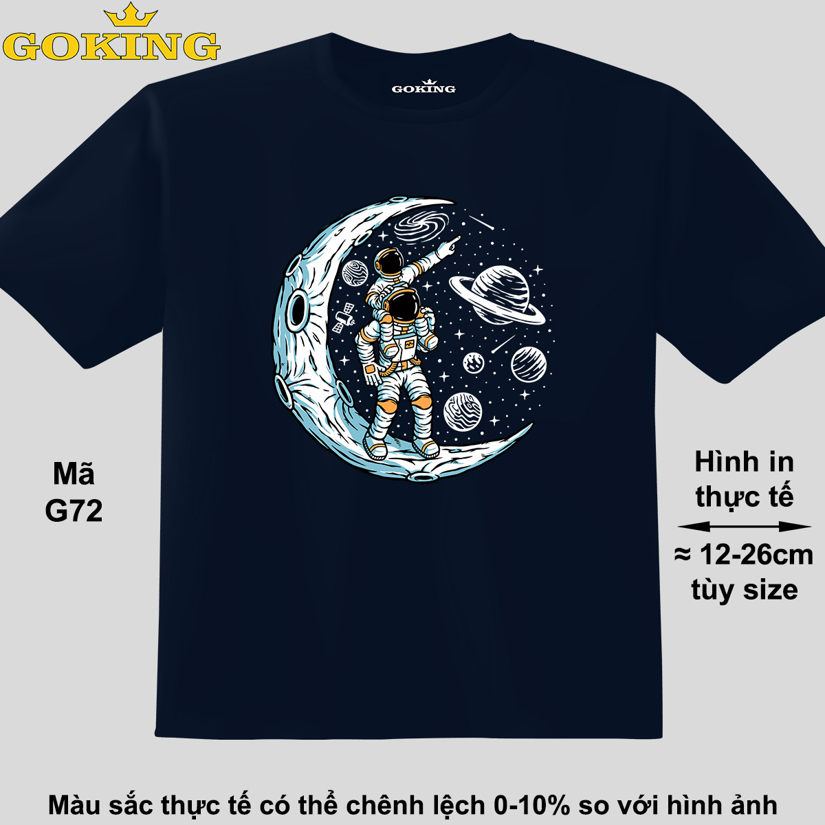 Cha & Con, mã G72. Áo thun hàng hiệu Goking, form unisex cho nam nữ, trẻ em, bé trai gái. Áo phông in đẹp, quà tặng cao cấp cho gia đình, cặp đôi, doanh nghiệp, hội nhóm