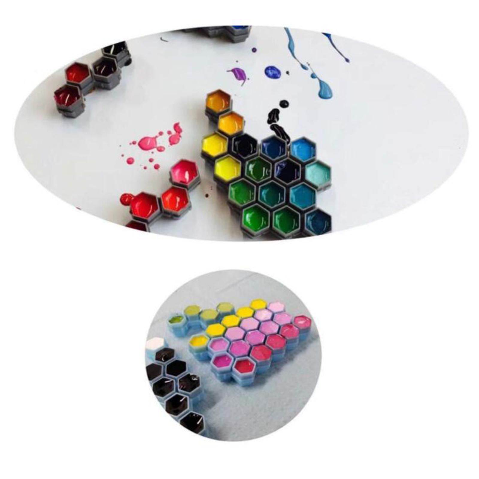 200Pcs Plastic Honeycomb Pigment Holder Tattoo Ink Cups