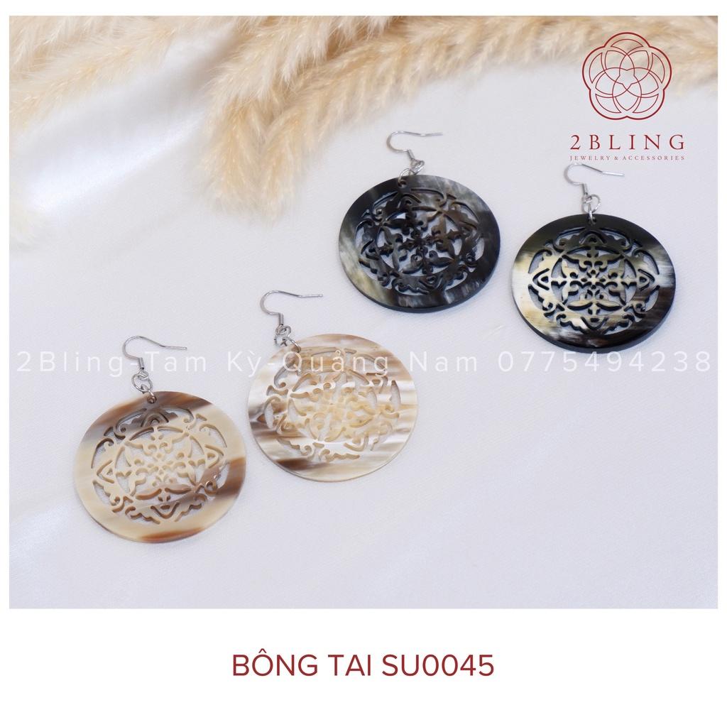 Bông tai sừng 2BLING thời trang SU0045