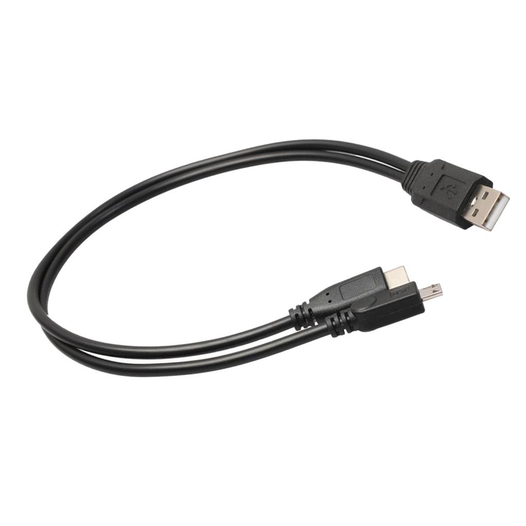 Micro USB Loại B + USB3.1 Loại-C Sang USB2.0 Loại-Một Nữ Cáp