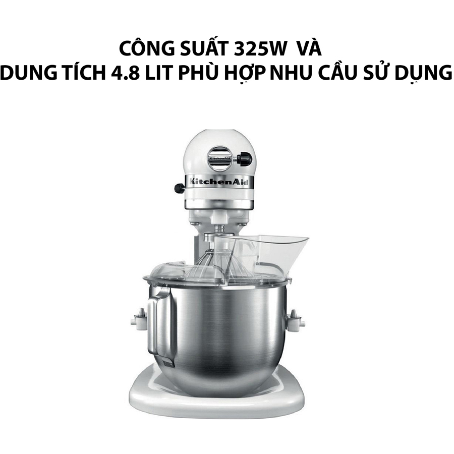 Máy Trộn KitchenAid 220V- Màu Trắng -5KPM5EWH - Hàng Chính Hãng