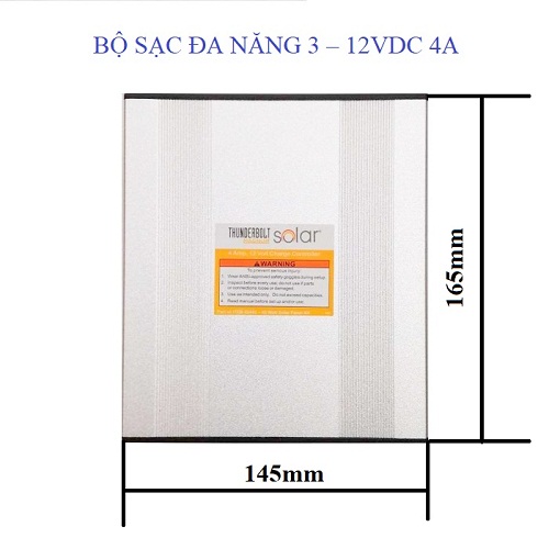 BỘ ĐIỀU KHIỂN SẠC NĂNG LƯỢNG MẶT TRỜI 3-12VDC 4A