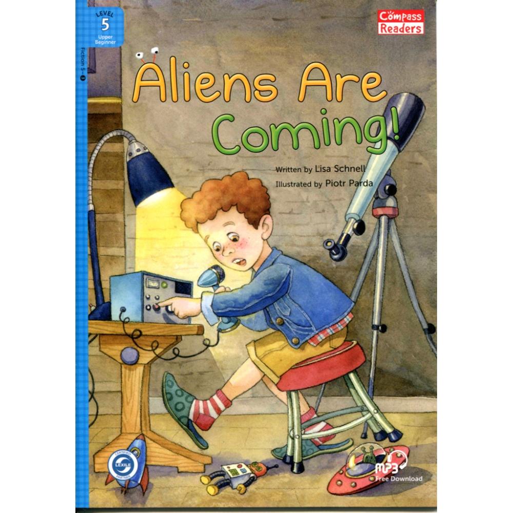 [Compass Reading Level 5-3] Aliens are Coming! - Leveled Reader with Downloadable Audio