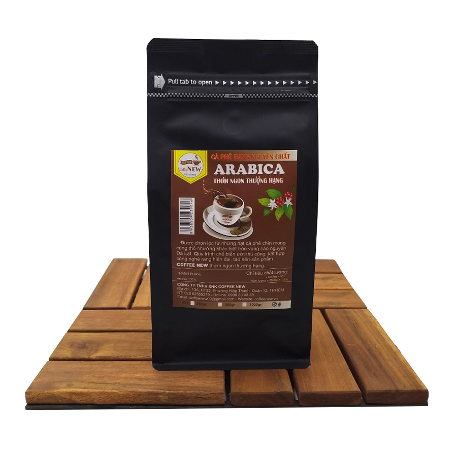 Cà Phê ARABICA - Đặc Sản Cầu Đất - Đà Lạt - Rang Mộc Nguyên Chất - Pha Máy Hoặc Pha Phin - Hương Trái Cây, Hậu Ngọt - Coffee New