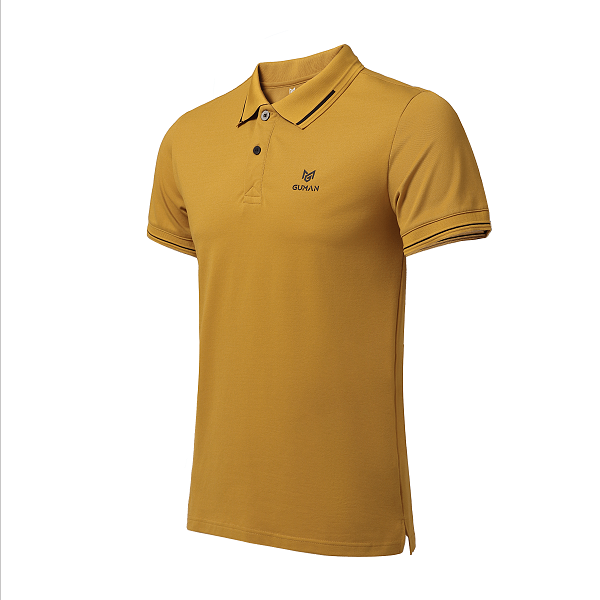 Áo Thun Polo Casual GUMAN Orange Yellow GOY116