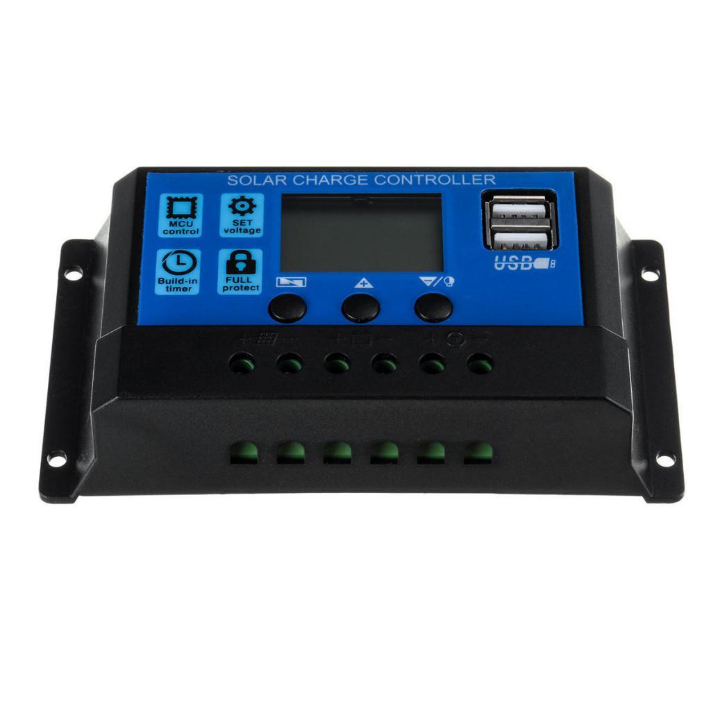 20W Flexible Solar Panel 10A Solar Charge Controller with Clip
