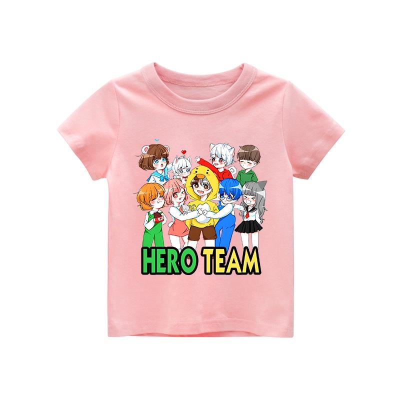 Áo thun trẻ em HERO TEAM 6, 8 màu áo, đầy đủ size có big size, MÀU KHÁC NHẮN TIN SHOP