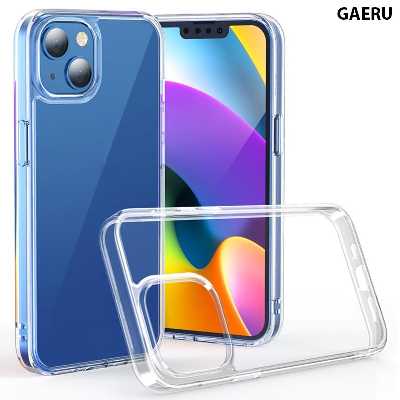 Ốp lưng trong suốt GAERU cho iphone XR XS 11 12 13 Pro Pro Max