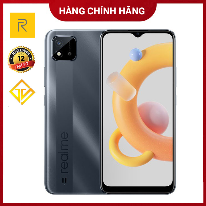 Điện Thoại Realme C11 2021 2GB32GB - Hàng Chính Hãng - Đen