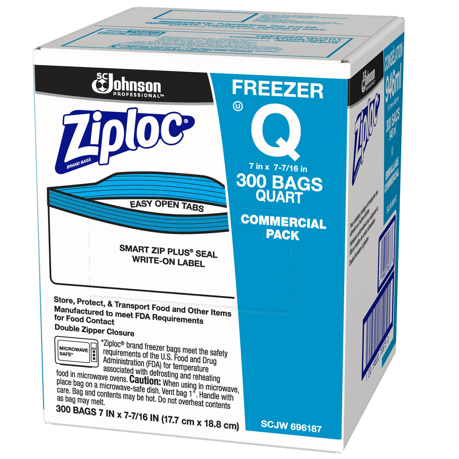 Túi Nylon Bảo Quản Thực Phẩm Ngăn Đông Ziploc USA